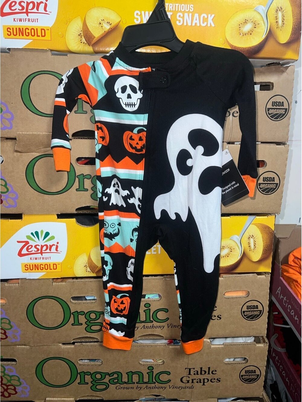Kids Halloween pajamas size 6/9 months
